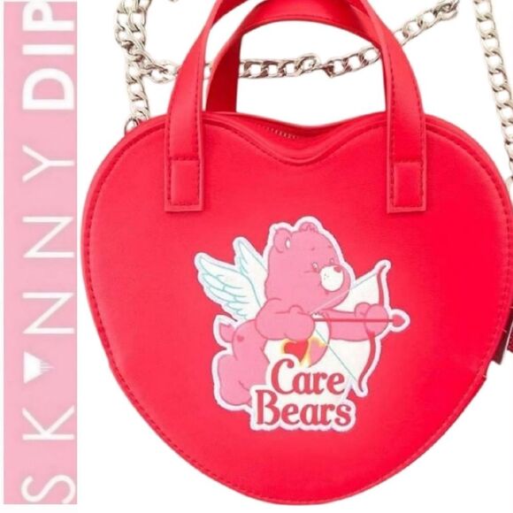 Skinny Dip X Care Bears  Heart-Shaped Crossbody Bag - Picture 1 of 7